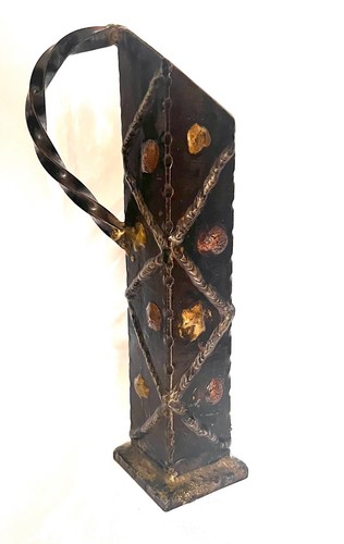 Brutalismus vase eisen - brutalismus,