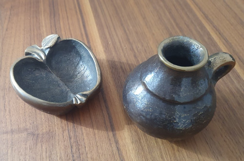 Schale und vase - vase, bronze