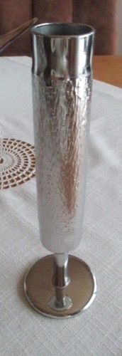 Fuß vase hammerschlag - fuß-vase,