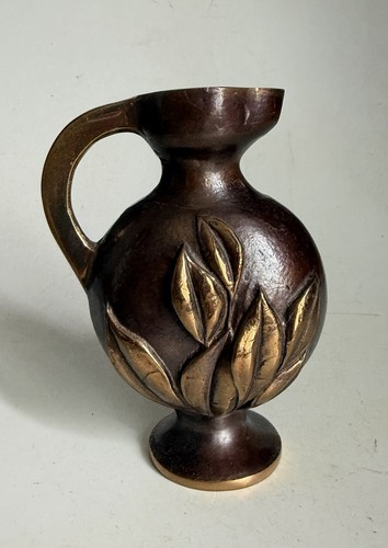 Brutalismus bronze vase horst - bronze,