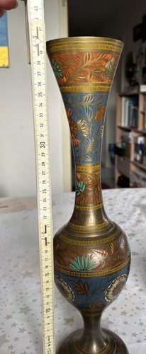 Handgearbeitete messing vase - messing,