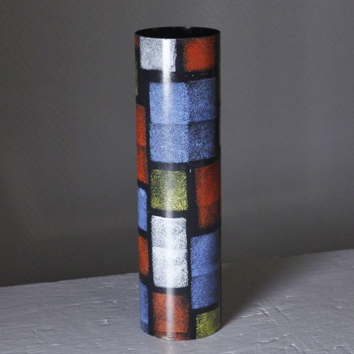 Vintage rollvase aus messing - aus,