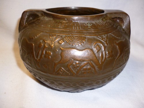 Alte bronze vase gefäß - alte,