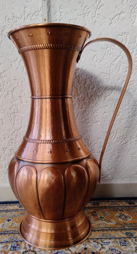 Große kupfervase - große, –