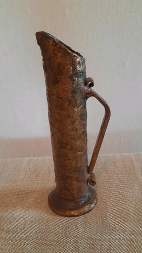 Rustikale vintage metall vase - rustikale,