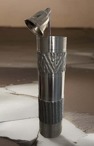 Rarität vintage metallvase - raritÄt!,