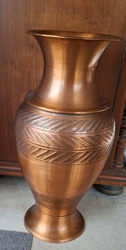 Vintage kupfer bodenvase 60cm - vintage,