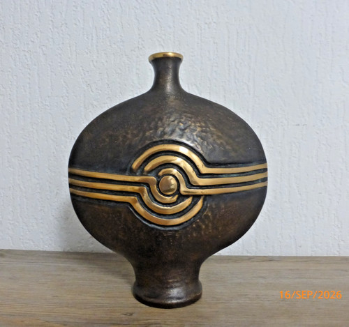Bronze vase strassacker - bronze,