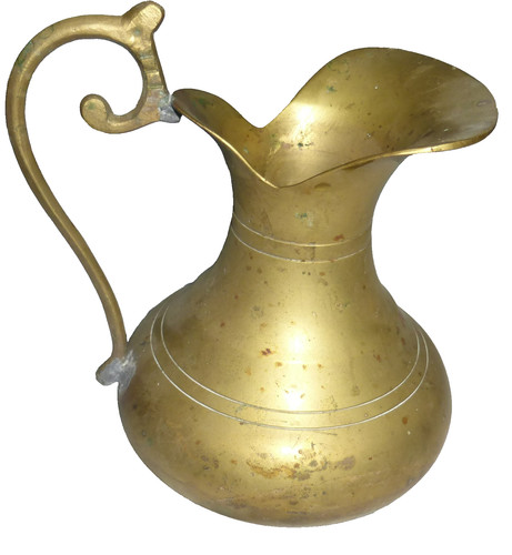 Messing vase krug blumenvase - messing,