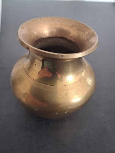 Antike kleine messingvase 5 - antike, 6,5