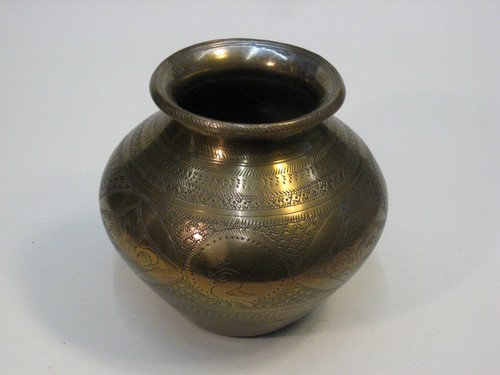 Vase messing indien - vase,