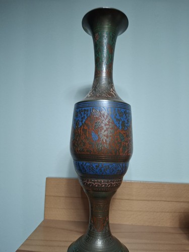 Große-Vintage-Bodenvase