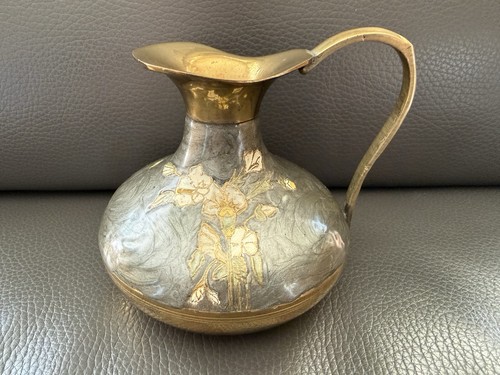 Messing cloisonne vase - messing,