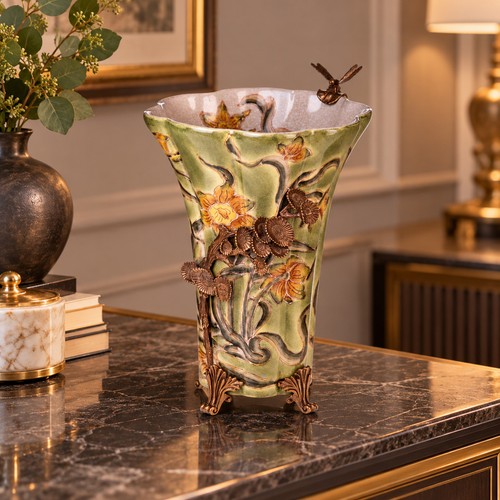 Porzellanvase mit