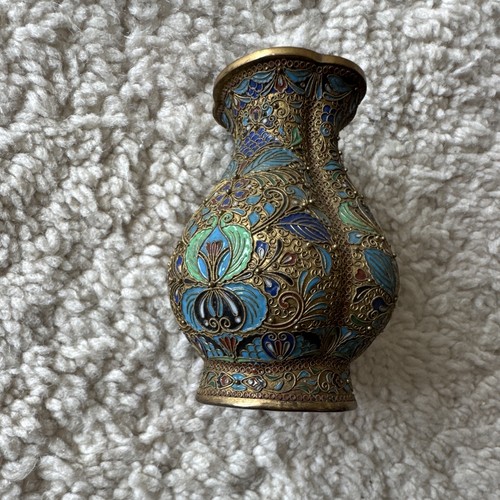 Cloisonné vase mit emaille - mit,