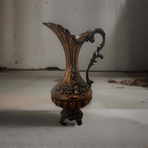 Vintage vase krug messing - vintage,