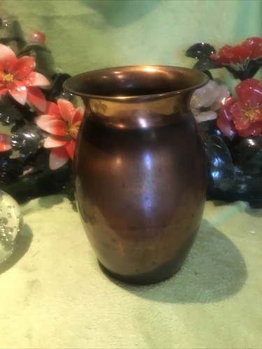 Kupfervase uralt 19cm - kupfervase,
