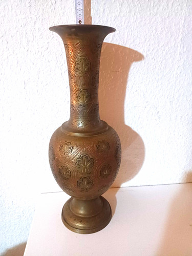 Messingvase cm mit - 40,