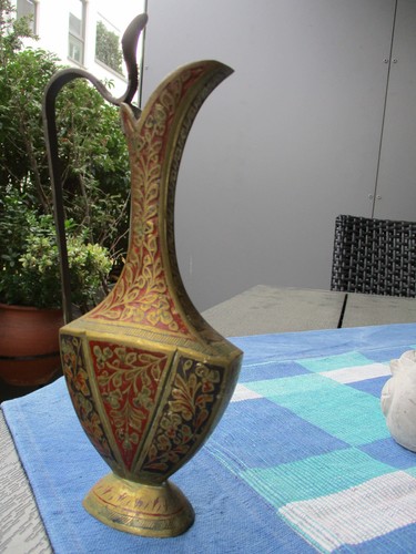 Alte massive henkelvase 24cm - massive, h