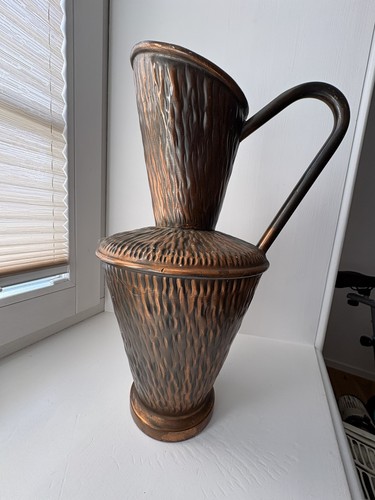 Große kupfervase 43cm - große,