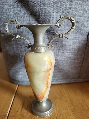 Amphore vase aus onyxmarmor - vase,