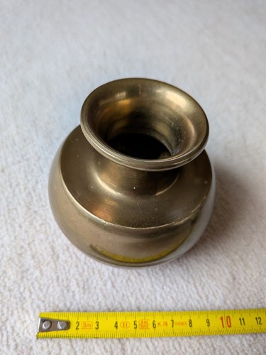 Messing topf vase - ,