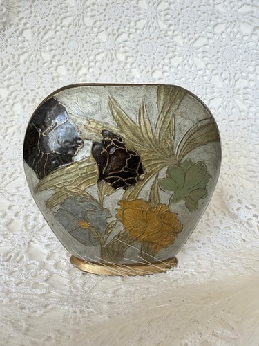 Vintage emaille vase - emaille,