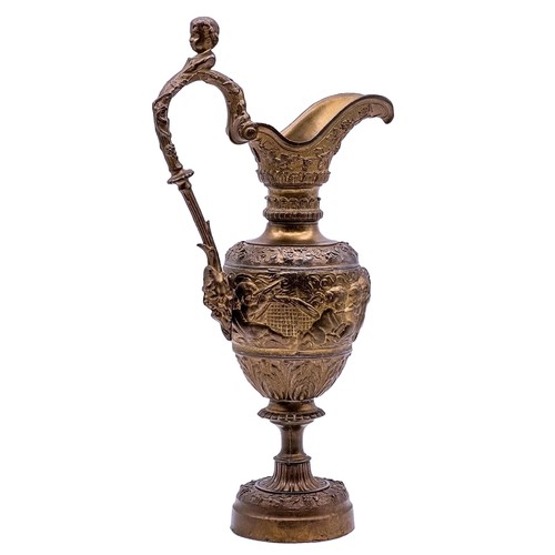 Messing henkelvase putten - henkelvase,