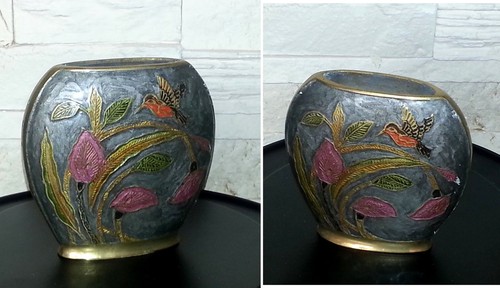 Tischvase massiv messing - tischvase,