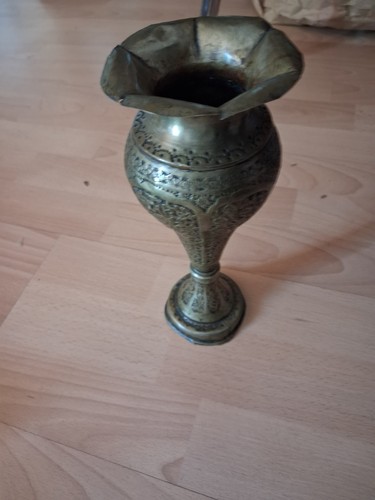 Alte antike messingvase - alte,