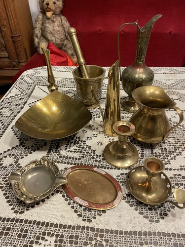 Konvolut messing vintage 7 - konvolut,
