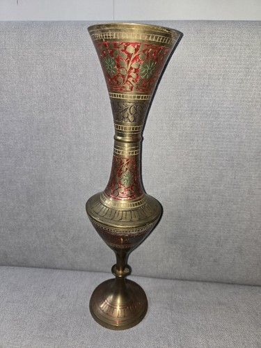 Vintage messingvase cm - messingvase,
