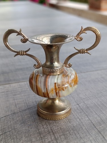 Mini vase messing mit - messing,