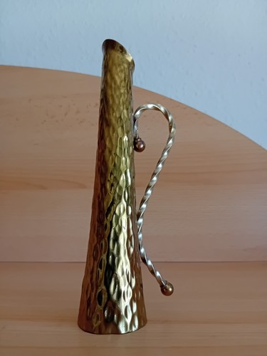 20cm messing vase handarbeit - 20cm,