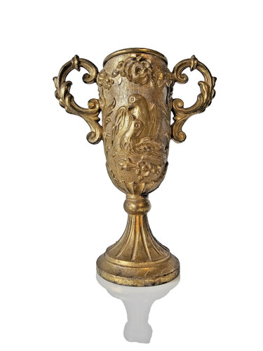 Pokal vase mit vogel motiv - mit,