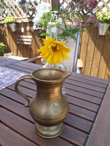 Messing vase krug höhe cm - 16,