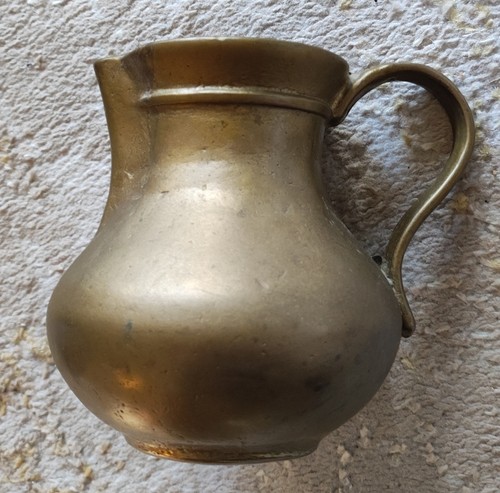 Schwerer messing krug vase - schwerer,