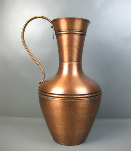 Große kupferkanne bodenvase - große,