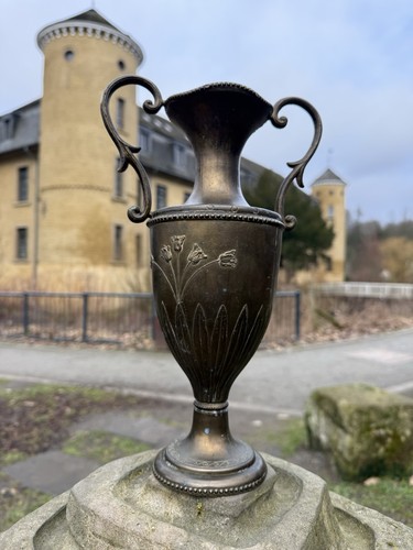 Vase 31h messing - vase,