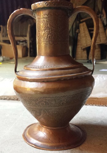 Doppelhenkelvase metall nach - doppelhenkelvase,,