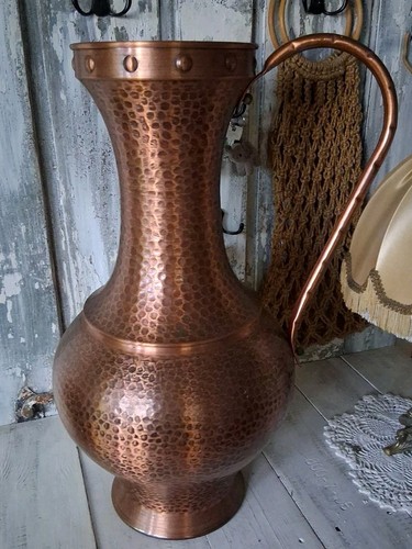 Kupfervase bodenvase alt vase - alt,