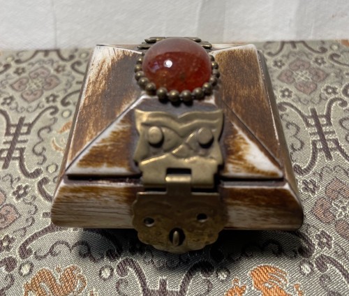 Vintage viereckige deckeldose - vintage,,