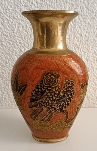Vintage messingvase indien - vintage-messingvase,