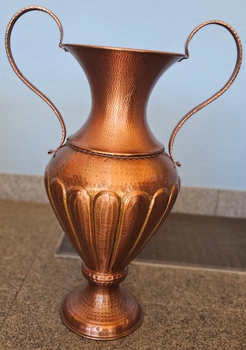 Kupfer vase amphore mit zwei - mit,