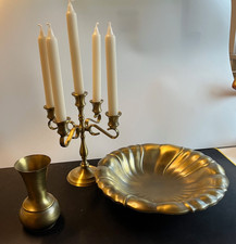 Messing - Kerzenständer -