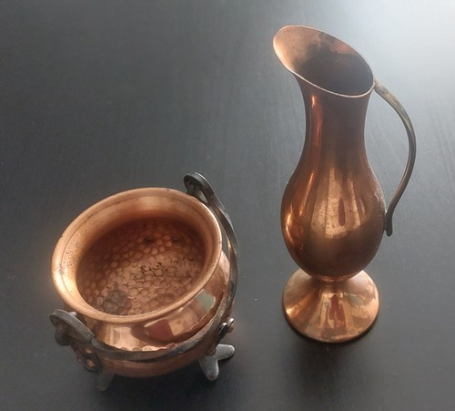 Vintage kupfer deko set - vintage, deko-set