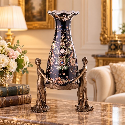 Vase aus porzellan bronze - aus, &