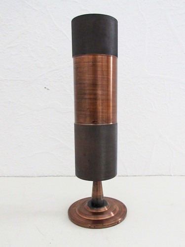 Kupfervase mit fuß - mit,