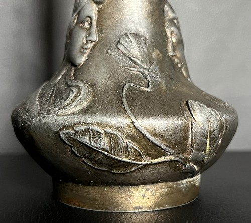 Jugendstil vase zinn - vase,