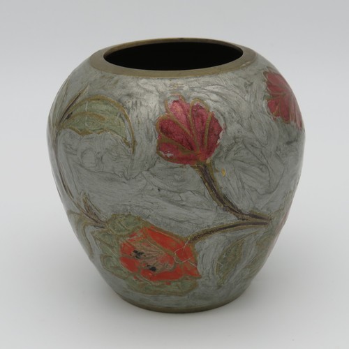 Vintage messing vase mit - vintage,